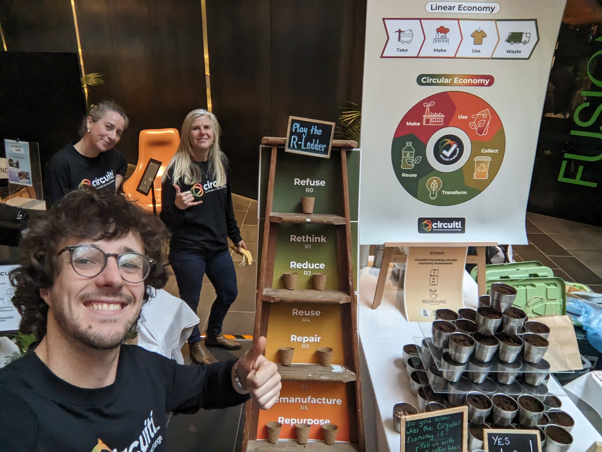 Delivering Circular Economy activation experiences as part of the ANZ Green Ambassador Summit.