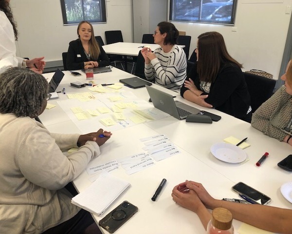 Melton City Council staff participating in a lifecycle mapping workshop