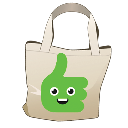 Thumbs-up for reusable bags