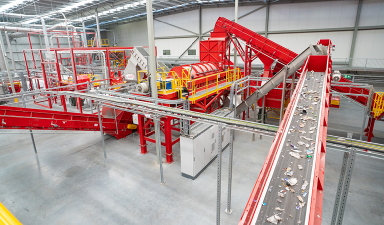 The Circular Plastics Australia PET facility at Altona can process 1 billion bottles per year.